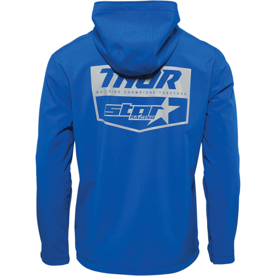 Thor 2024 Star Racing Softshell Blue Textile Jacket