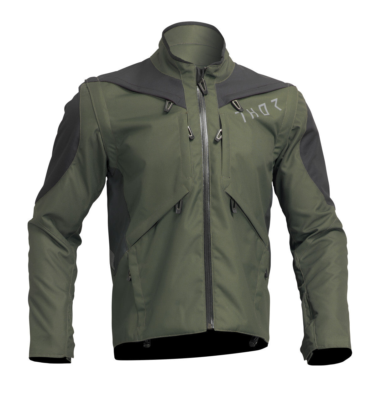 Thor 2024 Terrain Army/Charcoal Textile Jacket