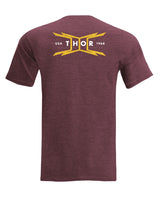 Thor 2023 Vortex Burgundy Heather Tee