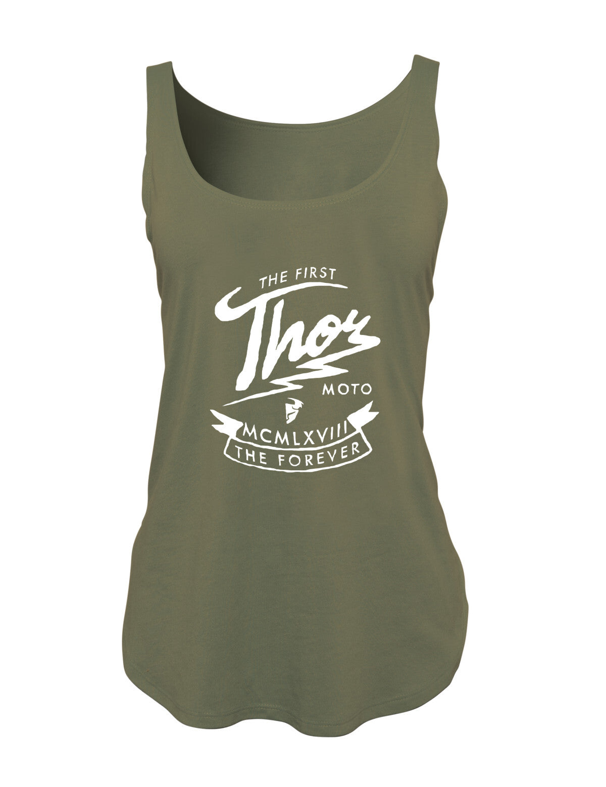 Thor 2024 Thunder Military Green Womens Tank Top