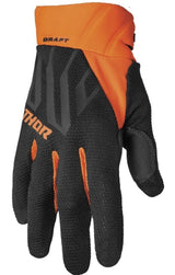 Thor 2024 Draft Black/Orange Gloves