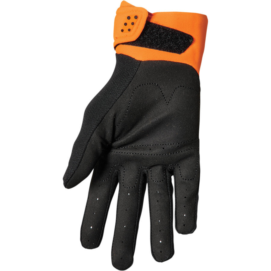 Thor 2024 Spectrum Orange/Black Youth Gloves