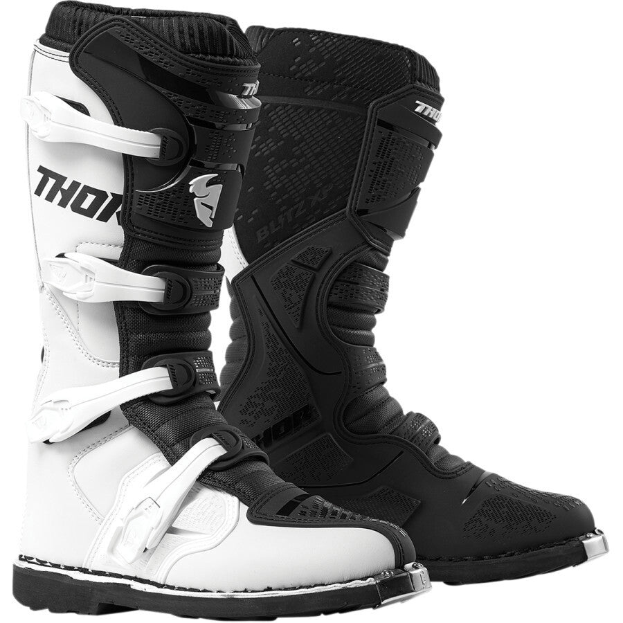 Thor 2023 Blitz XP White/Black Boots