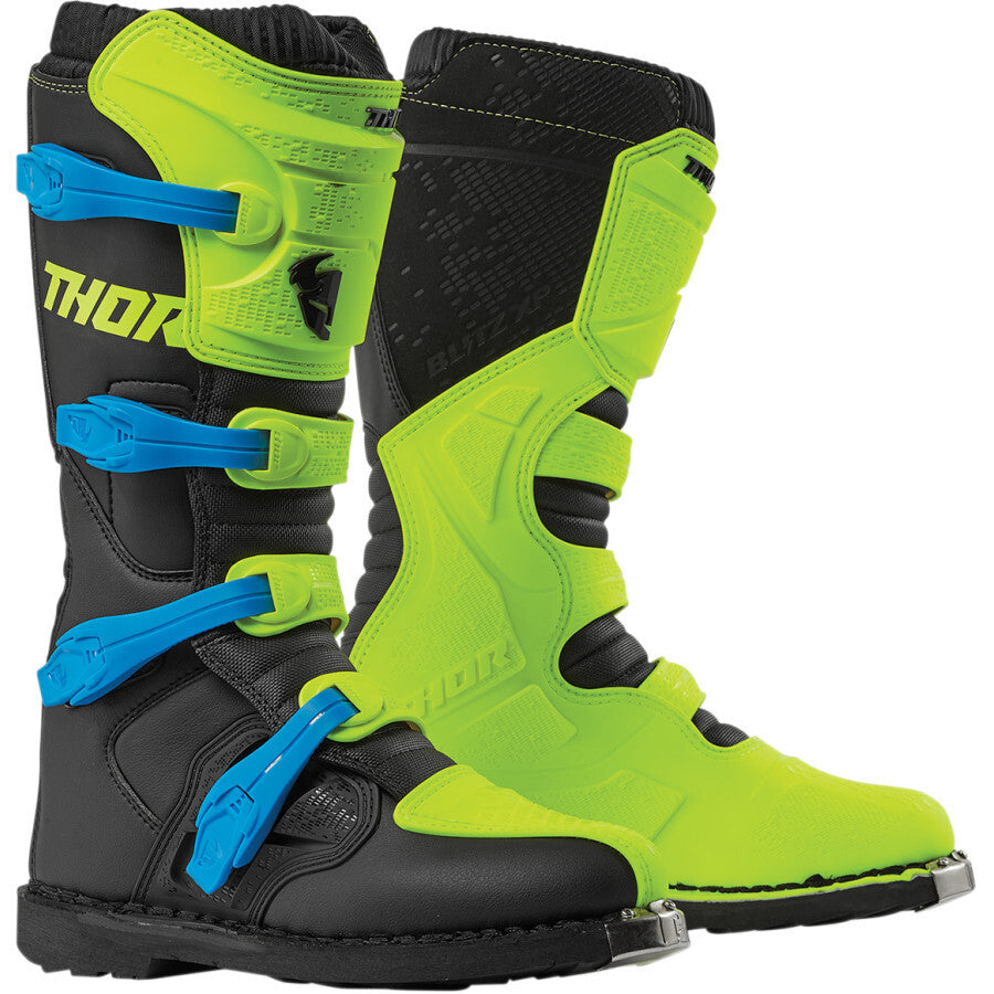 Thor 2023 Blitz XP Fluro Acid/Black Boots