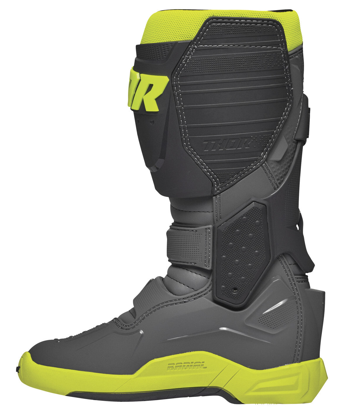 Thor 2024 Radial Grey/Fluro Yellow Boots