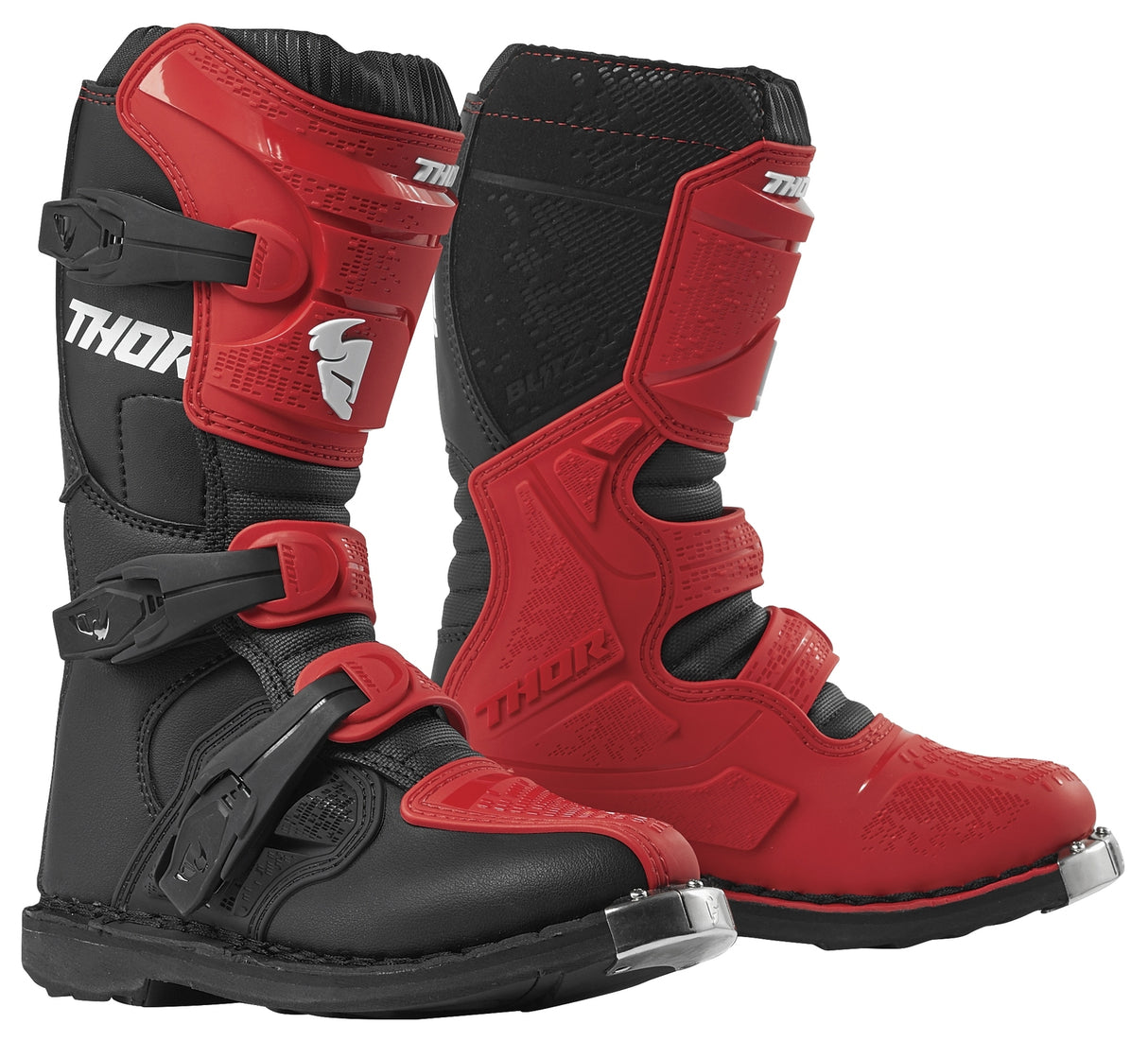 Thor 2023 Blitz XP Red/Black Youth Boots