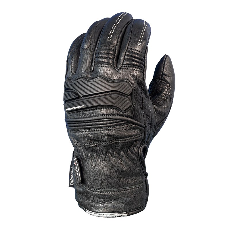 MotoDry Thredbo Black Gloves