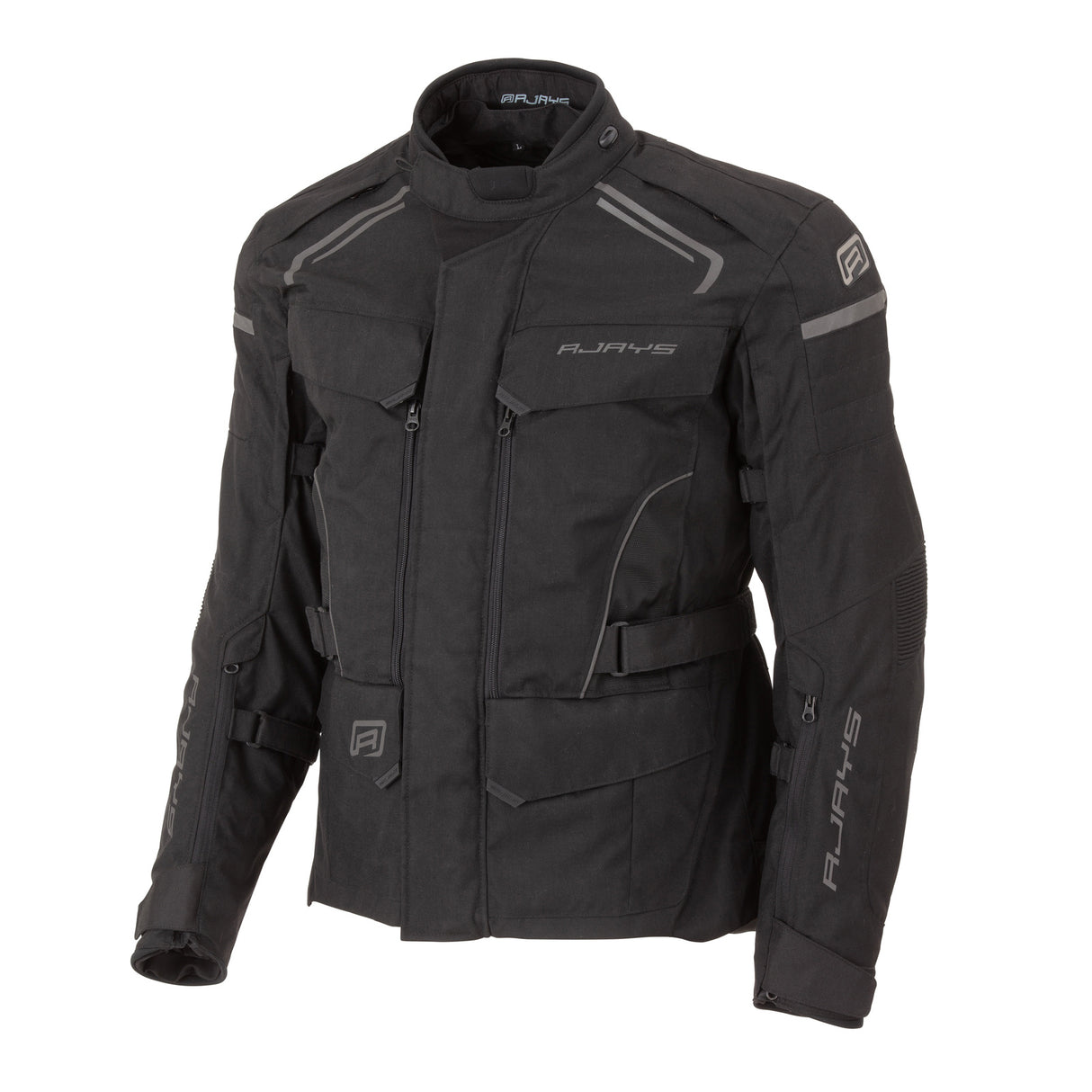 Rjays Tour Black/Black Textile Jacket [Size:XL] [INTERNAL]