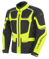 Rjays Tour Air 2 Black/Hi-Viz Yellow Textile Jacket