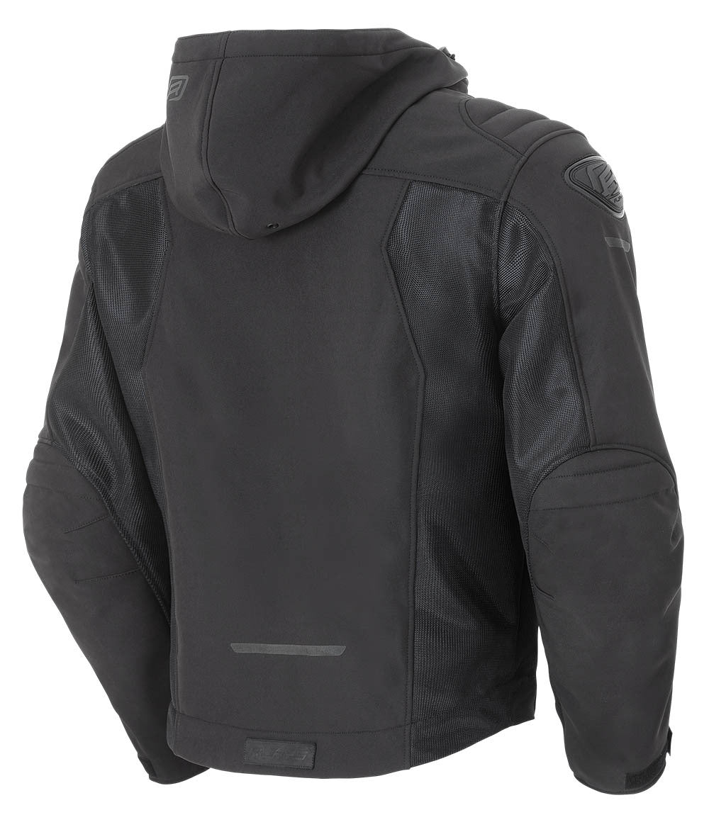 Rjays Mission Black Textile Hoodie Jacket