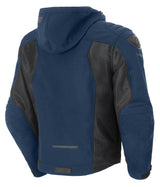 Rjays Mission Blue Textile Hoodie Jacket