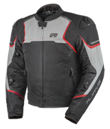 Rjays Pace Airflow Black/Primer Grey Textile Jacket