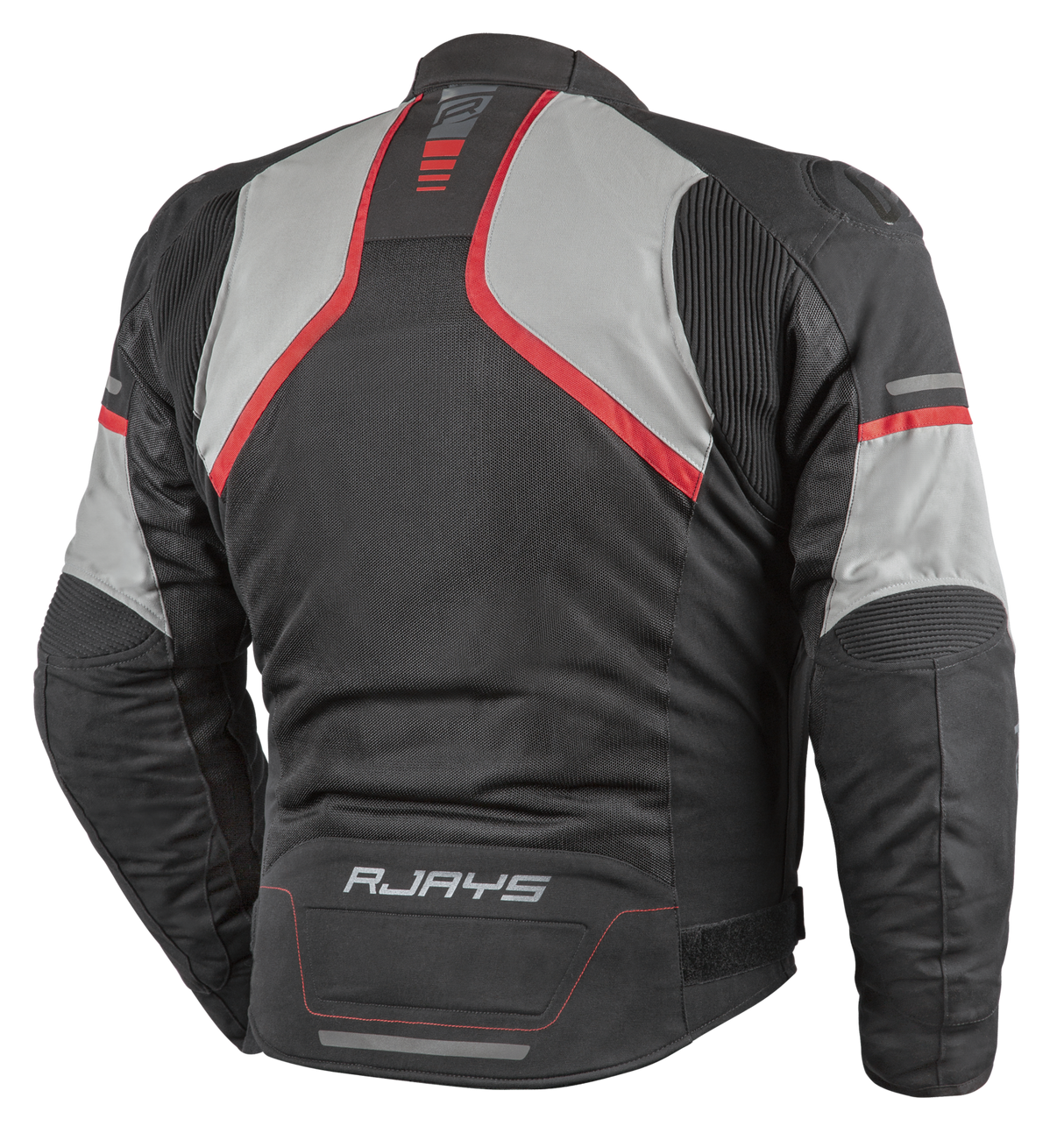 Rjays Pace Airflow Black/Primer Grey Textile Jacket