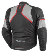 Rjays Pace Airflow Black/Primer Grey Textile Jacket