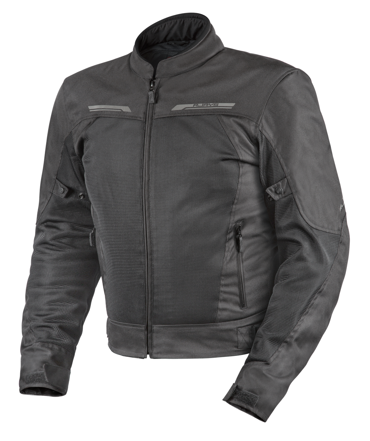 Rjays Zephyr Black Textile Jacket