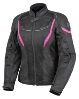 Rjays Swift III Black/Pink Womens Textile Jacket