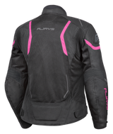 Rjays Swift III Black/Pink Womens Textile Jacket