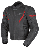 Rjays Swift III Black/Red Textile Jacket