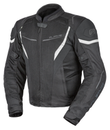 Rjays Swift III Black/White Textile Jacket