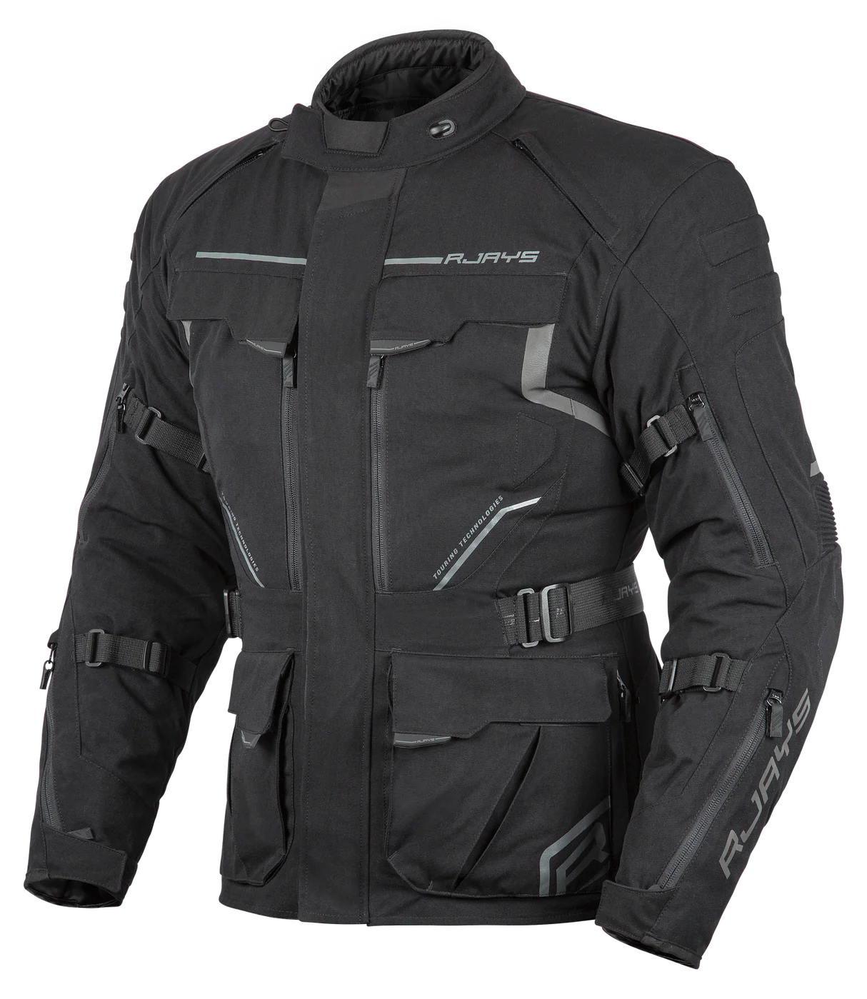 Rjays Tour II Black/Black Textile Jacket [Size: LG] [INTERNAL]