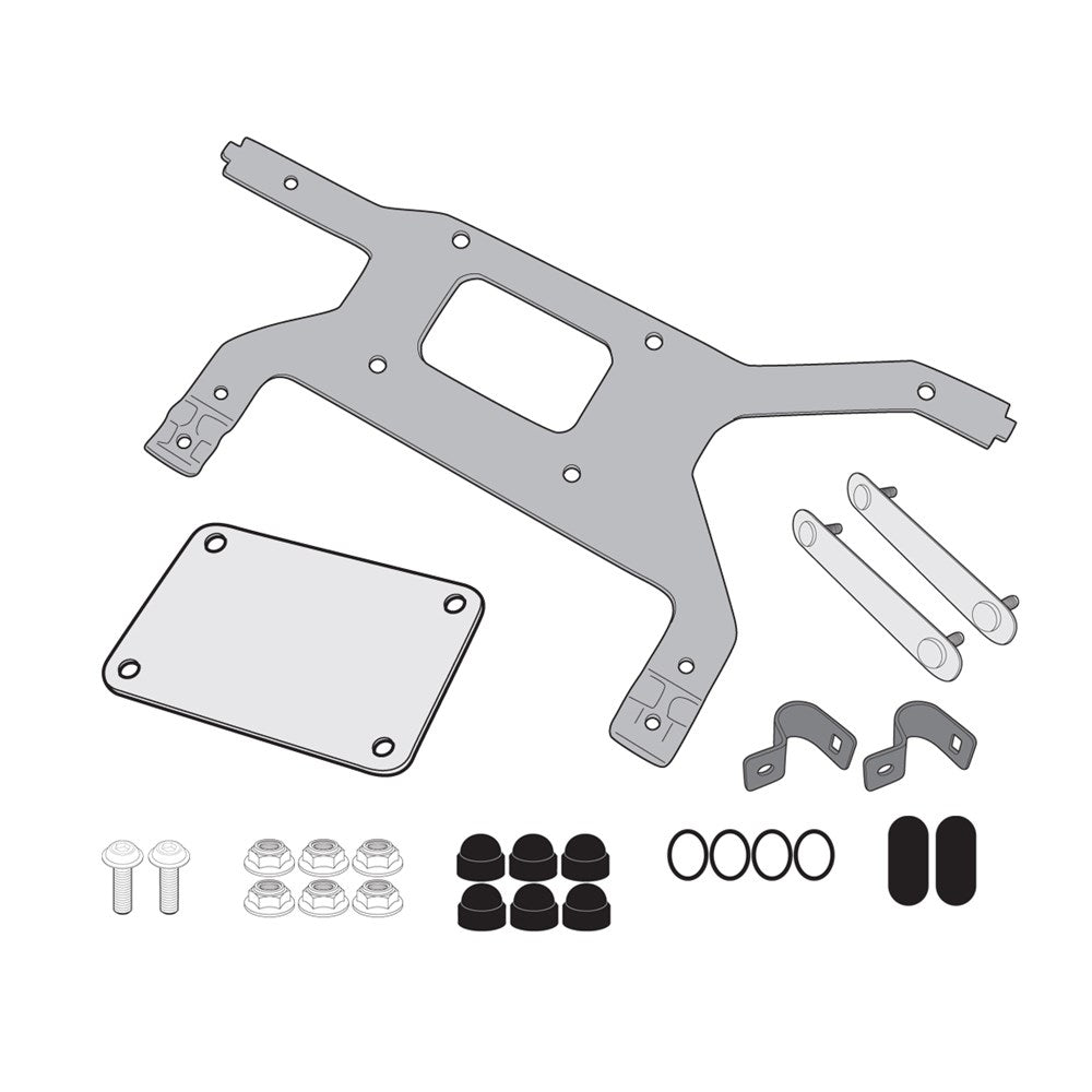 Givi TL1178KIT Tool Box Mounting Kit for Honda CRF1100L Africa Twin 24-25/CRF1100L Africa Twin Adventure Sports 20-25 w/S250 Tool Box on PLO1178MK/PLO1178CAM & PLO1178N Pannier Holders