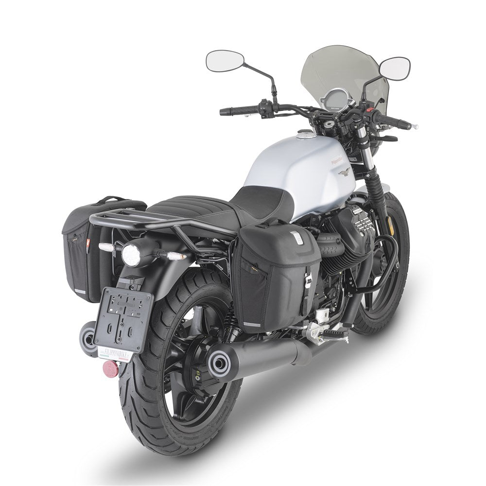 Givi TMT8206 Saddlebag Holder for Moto Guzzi V7 850 Stone/Special 21-24 w/MT501 Metro-T Saddlebags