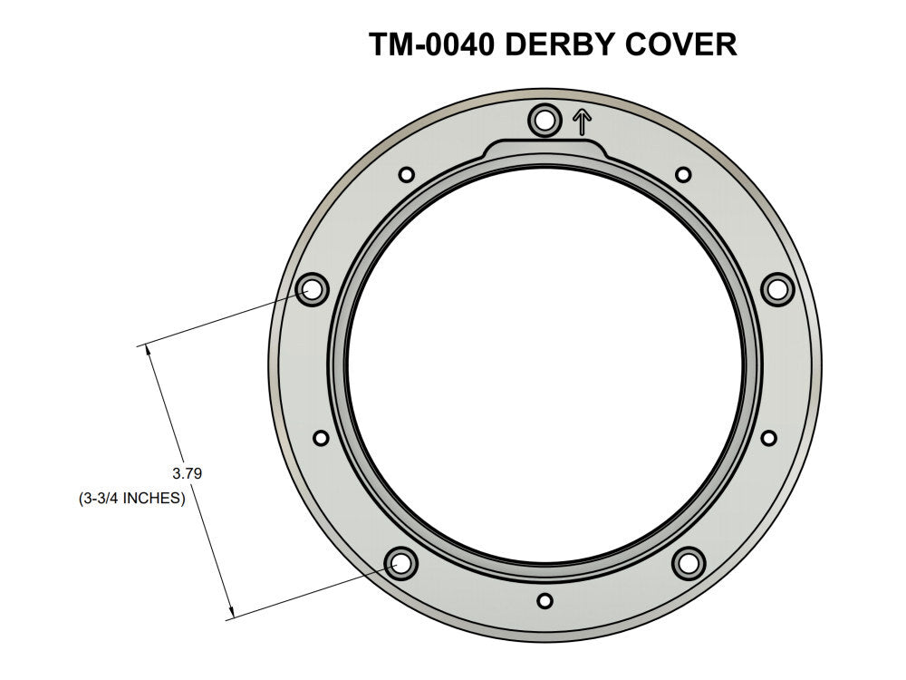 Trask Performance TP-TM-0040BK Assault Clear Derby Cover Gloss Black for Softail 00-18/Dyna 99-17/Touring 99-15