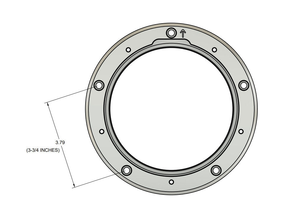 Trask Performance TP-TM-0040CH Assault Clear Derby Cover Chrome for Softail 99-18/Dyna 99-17/Touring 99-15