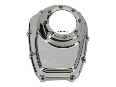 Trask Performance TP-TM-018CH Assault Clear Cam Cover Chrome for Milwaukee-Eight Touring 17-Up/Softail 18-Up