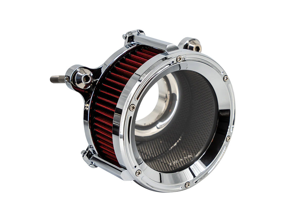 Trask Performance TP-TM-1024CH Assault Clear Air Cleaner Kit Chrome for CVO Touring 23-Up/Street Glide/Road Glide 24-Up