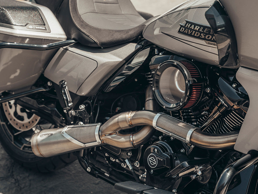 Trask Performance TP-TM-1024GBK Assault Clear Air Cleaner Kit Gloss Black for CVO Touring 23-Up/Street Glide/Road Glide 24-Up