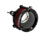 Trask Performance TP-TM-1024GBK Assault Clear Air Cleaner Kit Gloss Black for CVO Touring 23-Up/Street Glide/Road Glide 24-Up