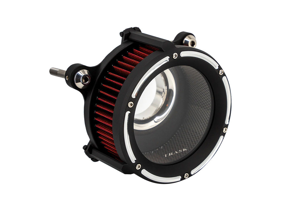 Trask Performance TP-TM-1024RC Assault Clear Air Cleaner Kit Reverse Cut Black for CVO Touring 23-Up/Street Glide/Road Glide 24-Up