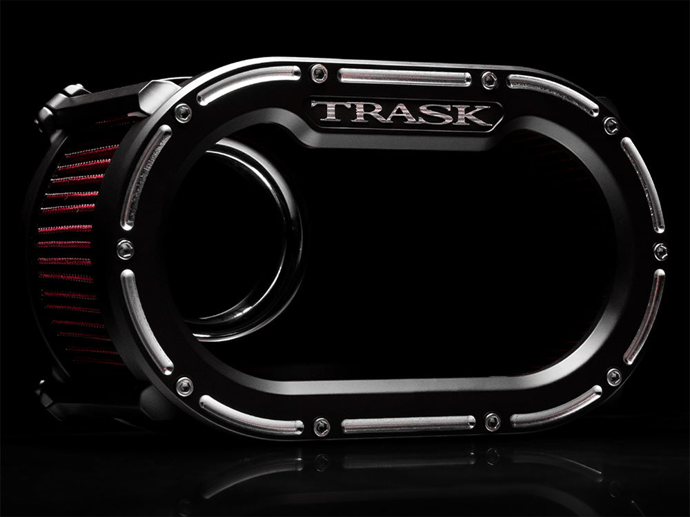 Trask Performance TP-TM-1034RC Big Papi Air Cleaner Kit Reverse Cut Black for Harley-Davidson CVO Touring 23-Up/Street Glide/Road Glide 24-Up/Touring/Softail 25-Up
