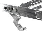 Trask Performance TP-TM-3220 Billet Swing Arm Raw Machine Finish for Softail 18-Up