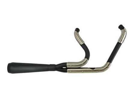 Trask Performance TP-TM-5000BK Assault 2-1 Exhaust System Black for Touring 07-16