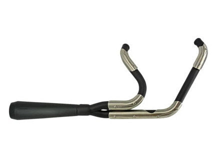 Trask Performance TP-TM-5052BK Assault 2-1 Exhaust System Black for Softail 18-Up