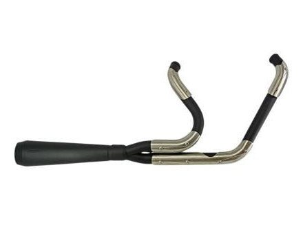 Trask Performance TP-TM-5060BK Assault 2-1 Exhaust System Black for Softail 00-17