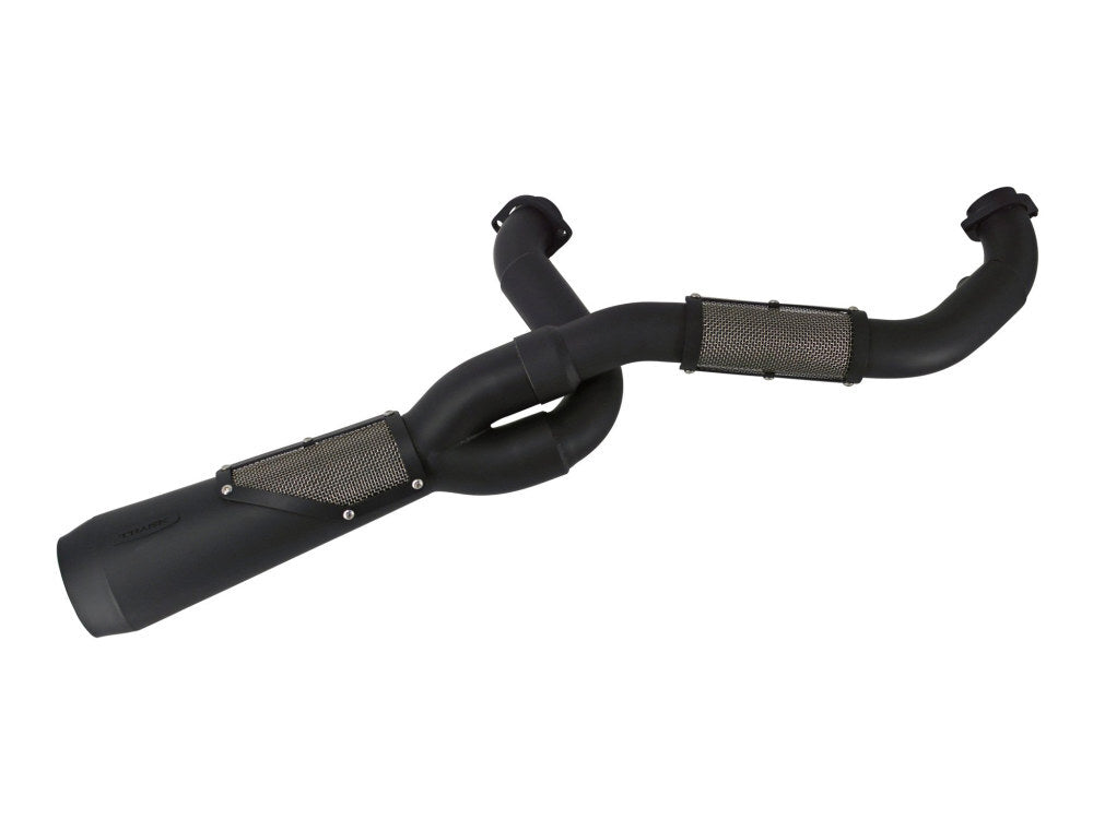 Trask Performance TP-TM-5110BK Big Sexy Performance 2-1 Exhaust System Black for Touring 17-Up