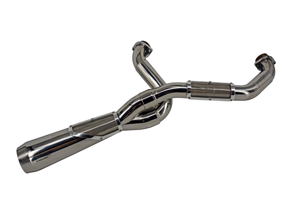 Trask Performance TP-TM-5110PO Big Sexy Performance 2-1 Exhaust System Polished for Touring 17-Up