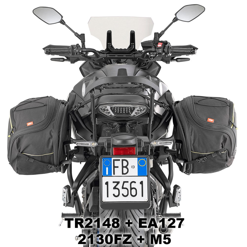 Givi TR2148 Remove-X Rapid Release Saddlebag Holder for Yamaha Tracer 7 20-25/Tracer 7 GT 20-24 w/Soft Side Bags