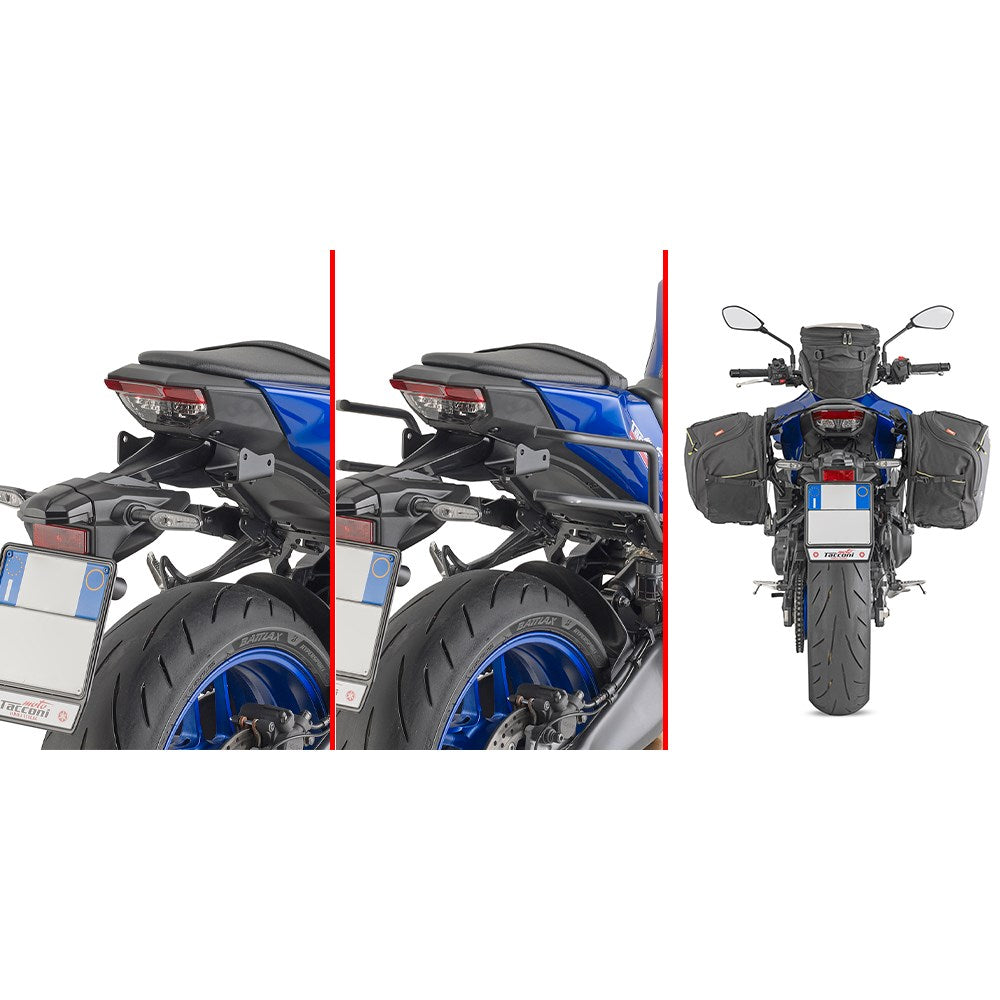 Givi TR2169 Remove-X Rapid Release Saddlebag Holder for Yamaha MT-09 24-Up w/Soft Side Bags