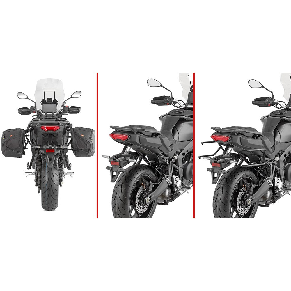 Givi TR2171 Remove-X Rapid Release Saddlebag Holder for Yamaha Tracer 9/Tracer 9 GT/Tracer 9 GT+ 25-Up w/Soft Side Bags