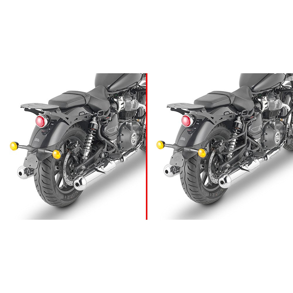 Givi TR9058 Remove-X Rapid Release Saddlebag Holder for Royal Enfield Super Meteor 650 23-Up w/Soft Side Bags