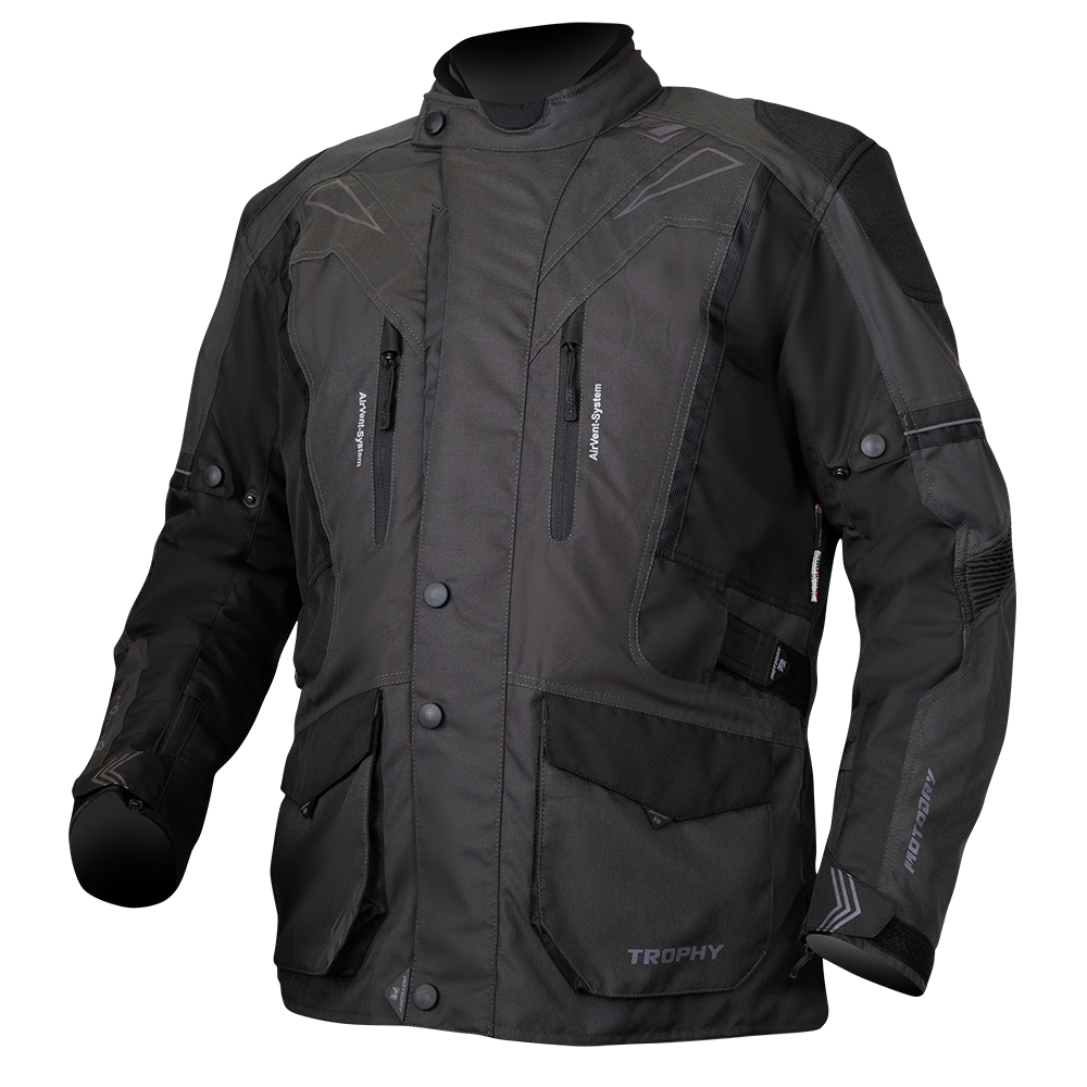 MotoDry Trophy Black/Anthracite Textile Jacket