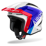 Airoh TRR II Trial Hunt Gloss Blue/Red Helmet
