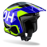 Airoh TRR II Trial Jupiter Gloss Blue/Yellow Helmet