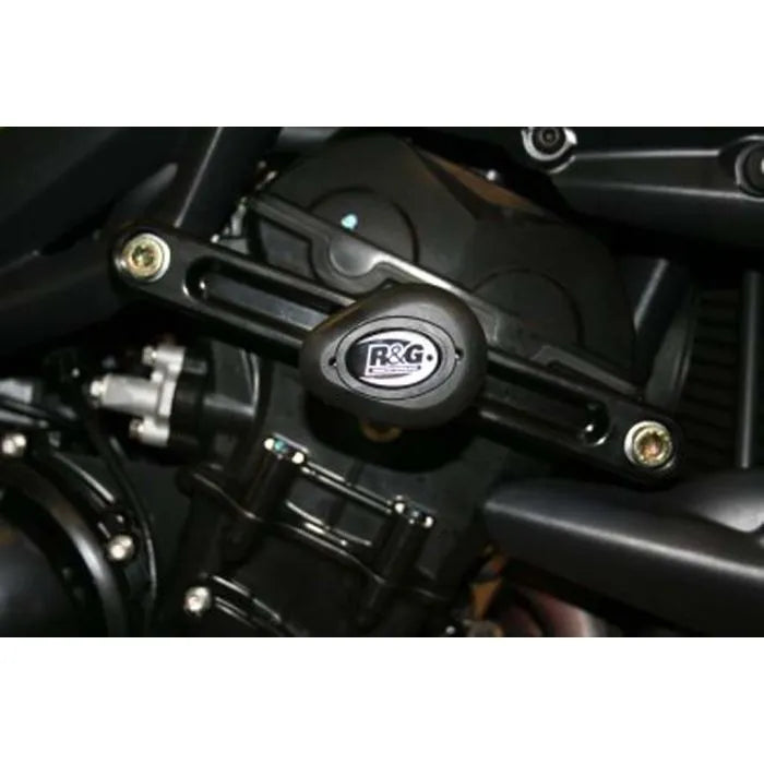 R&G Racing Aero Style Engine Crash Protectors Black for Triumph Street Triple 675 07-12/Street Triple R 08-12 CP0217BL [INTERNAL]