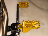 Thrashin Supply TS-TSC-2022-5-SF Aggressor Front Footpegs Gold for Harley-Davidson Softail 18-Up