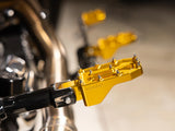 Thrashin Supply TS-TSC-2022-5-SR Aggressor Rear Footpegs Gold for Harley-Davidson Softail 18-Up
